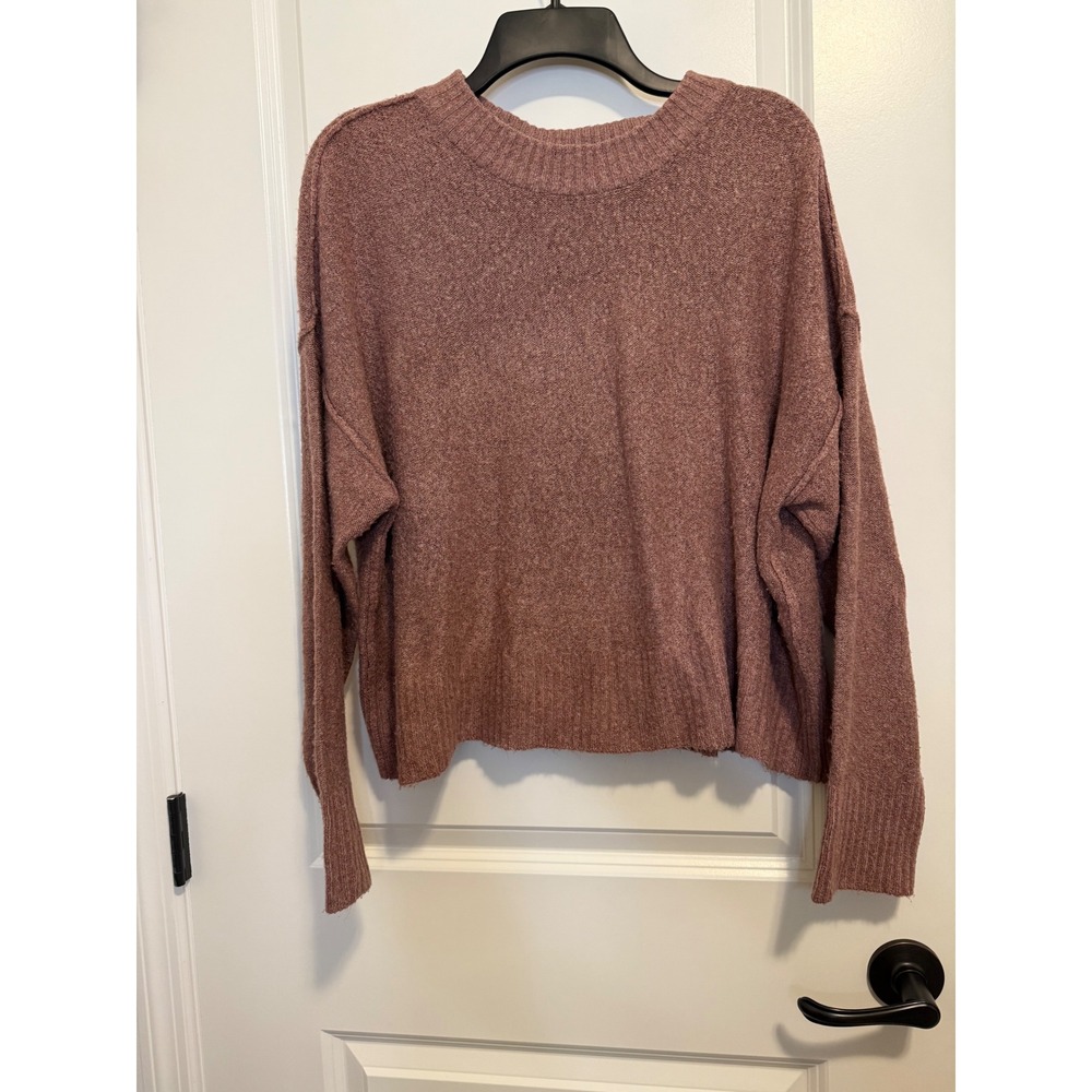 American Eagle Sweater Womens Medium Pink Excellent Crewneck Relaxed